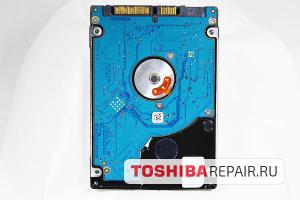 Замена жесткого диска на ноутбуках Toshiba